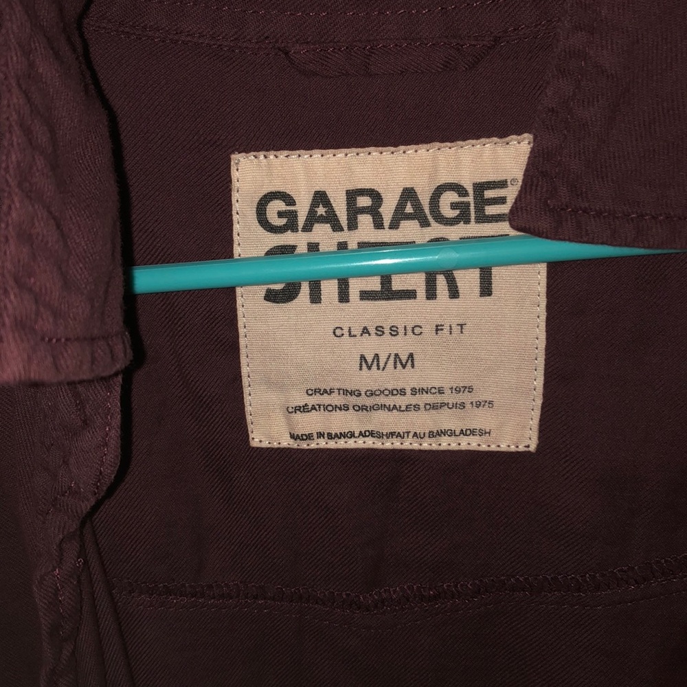 Maroon button down - Picture 2 of 2